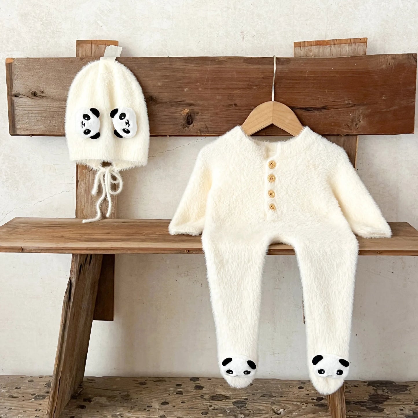 Ins Korean Version Boys' and Girls' Baby Autumn and Winter Jumpsuit Sweater, Baby and Toddler Warm Hooded Climbing Suit