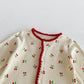 Cute Cherry Romper for Baby Girls