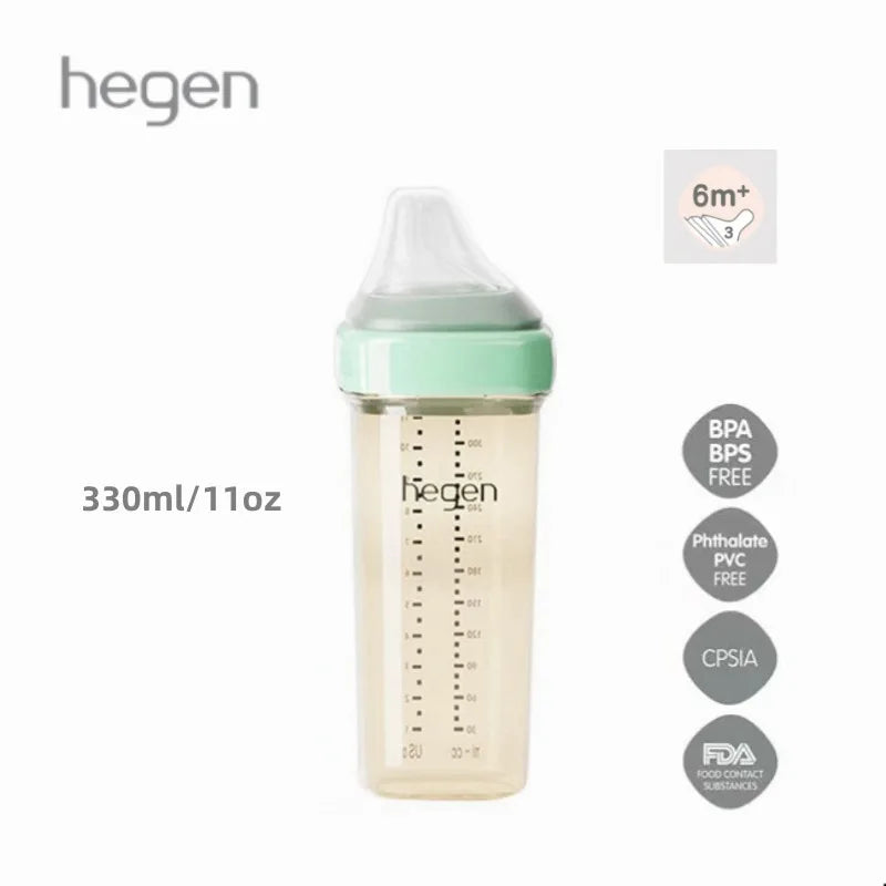 Hegen Baby Bottles Original Bottle PPSU Gift Box With Storage Lid Pacifier Water Bottle for Children Baby Items Free Shipping
