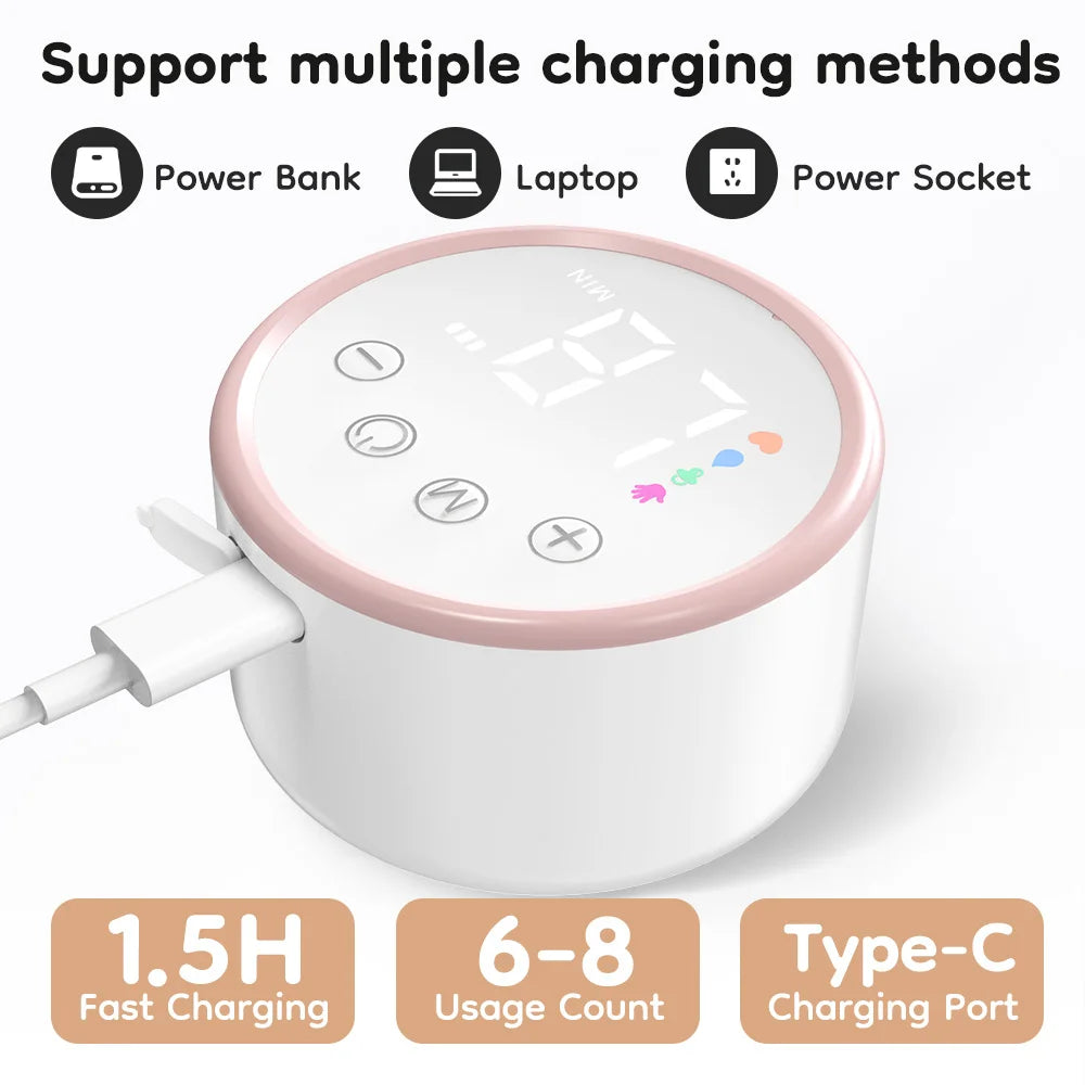 Dr.Isla 2Pcs Portable Wearable Electric Breast Pump 4 Modes
