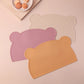 Color Kids 1PCS Silicone Placemat Leakproof Heat Resistant Stays Put Dishwasher Safe BPA Free Feeding Mat Mealtime Essential