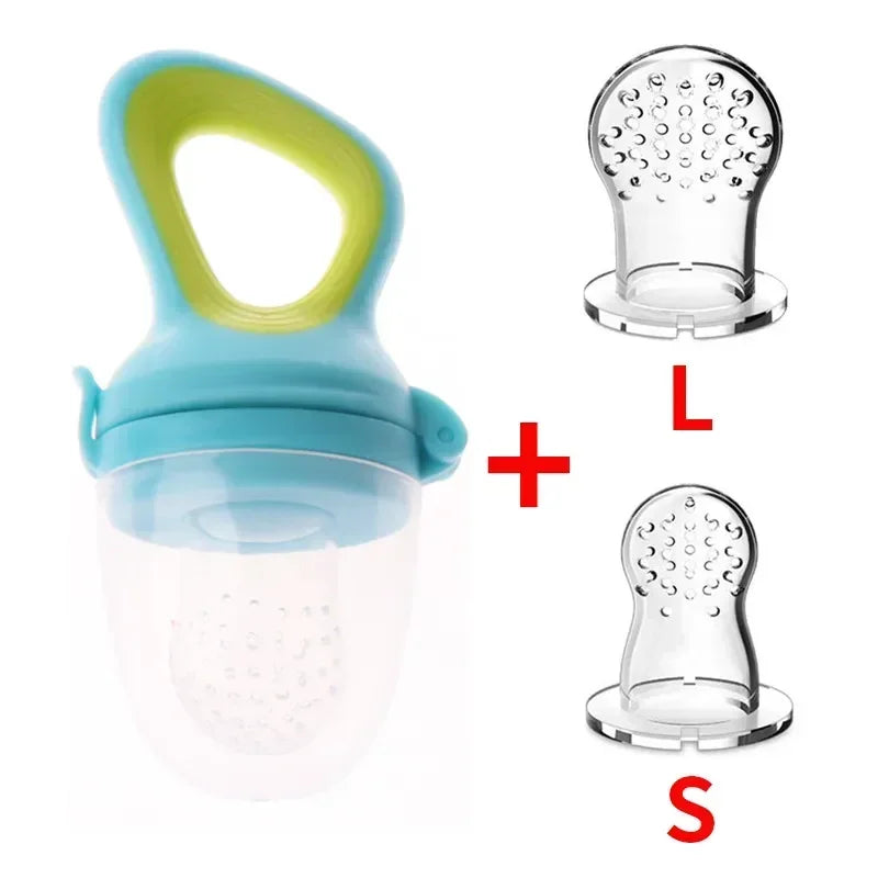 Sucette d'alimentation pour bébé avec tétine à fruits – Sucette de dentition en silicone sans BPA
