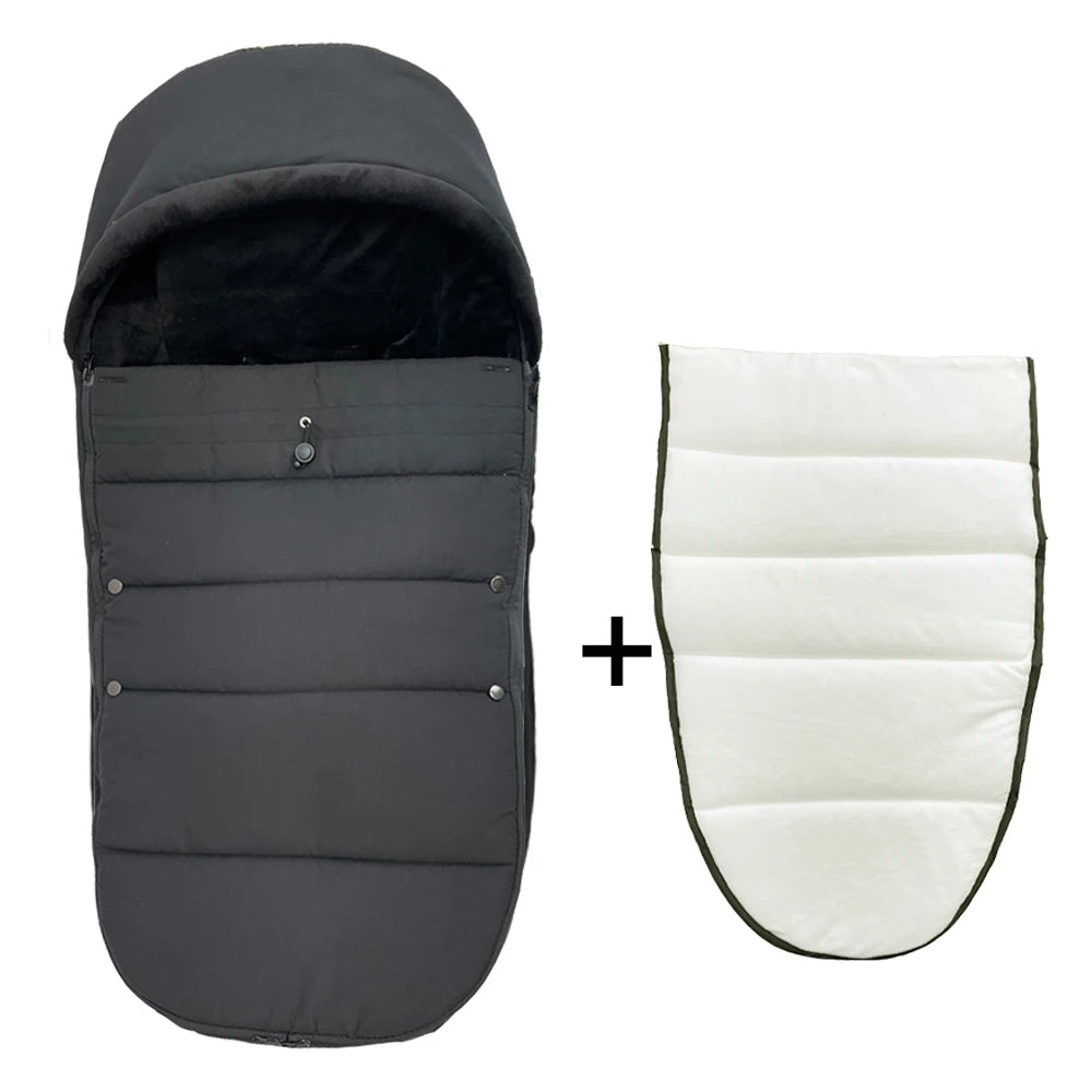 Universal Pushchairs Footmuff, Stroller Accessory Compatible with Babyzen YOYO, YOYO2 & YOYO3 strollers - Soft Lining & Fabric