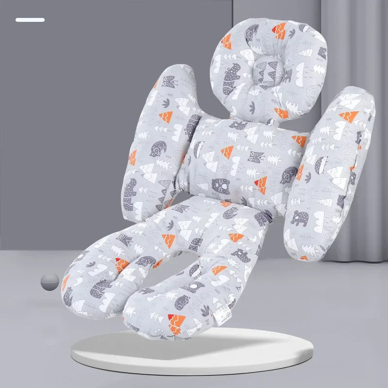 Stroller Cushion Baby Dining Chair Seat Pad 4 Seasons Universal Cushion Infant Walker Thick Cotton Mat Safety Seat Cotton Mats