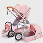 Hot 2025 Baby Stroller – Foldable, High View & Travel