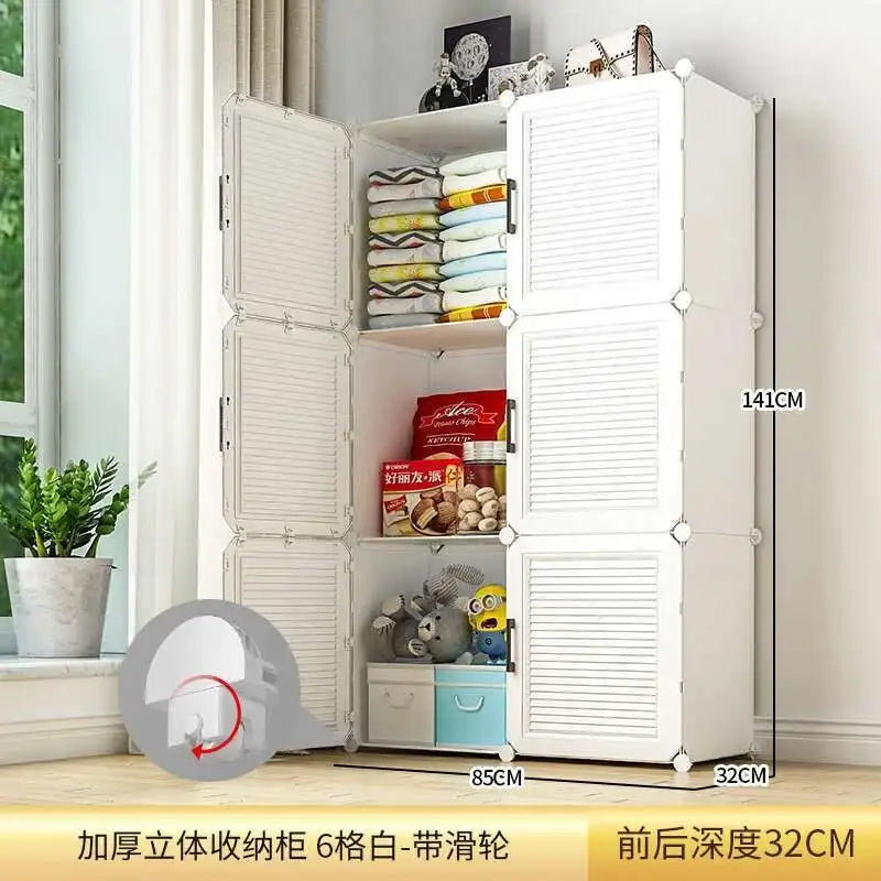 Baby Closet Storage Wardrobe Cupboard Organizer Clothing Rack Modular Wardrobes Chest Dresser Armarios Living Room Cabinets·