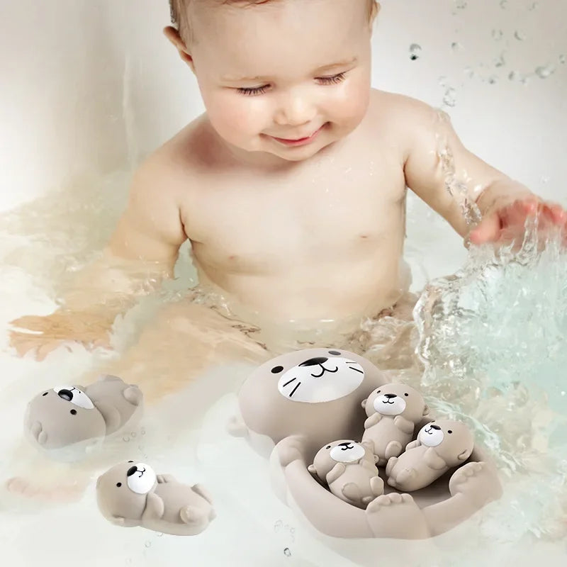 Cuddly Otter Floating Bath Toy for Babies & Toddlers - Pool Water Play