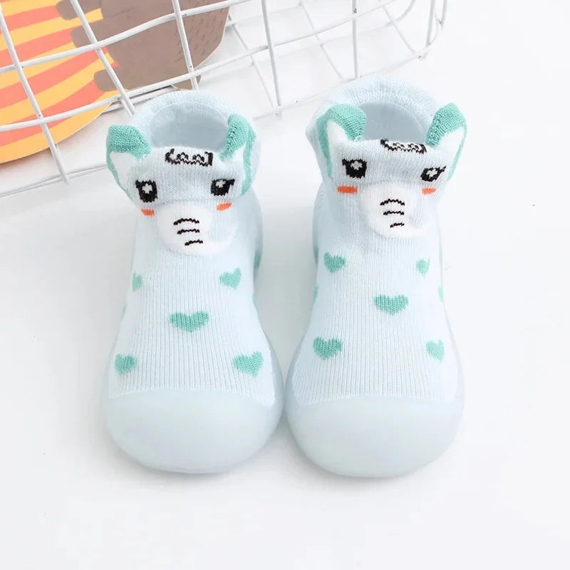 Baby Walking Shoes Soft Bottom Indoor Floor Shoes Anti-Slip Boys And Girls Six to Twelve Months Old Toddler Shoes Comfortable