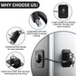 Refrigerator Lock,Fridge Lock with Silicone Wire Protection Fridge Locks for Kids Easy to Use and Install Cabinet Locks with Key