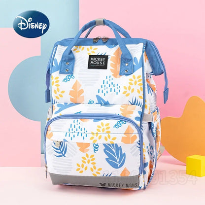 Disney Luxury Diaper Backpack – Original Cartoon Baby Bag, Large & Multifunctional