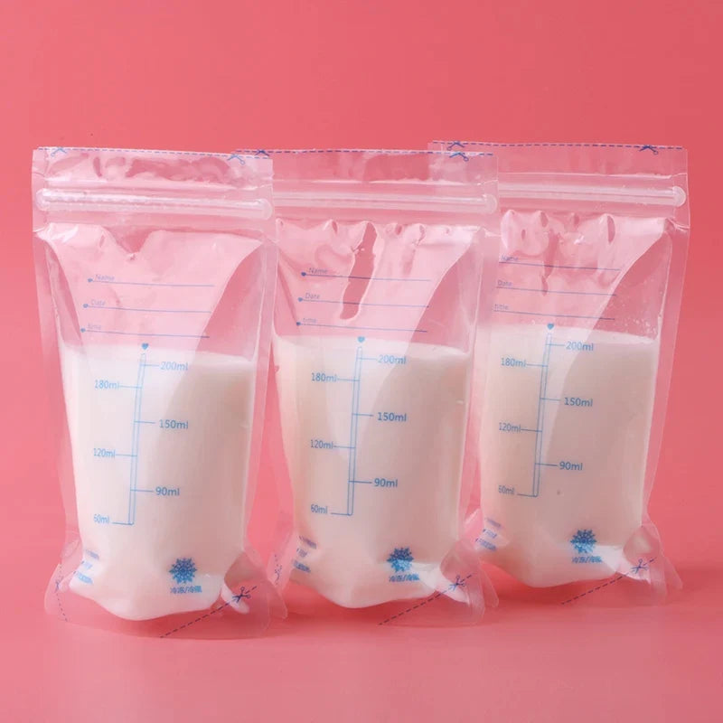 200ml Breast Milk Freezer Bags, BPA Free Safe