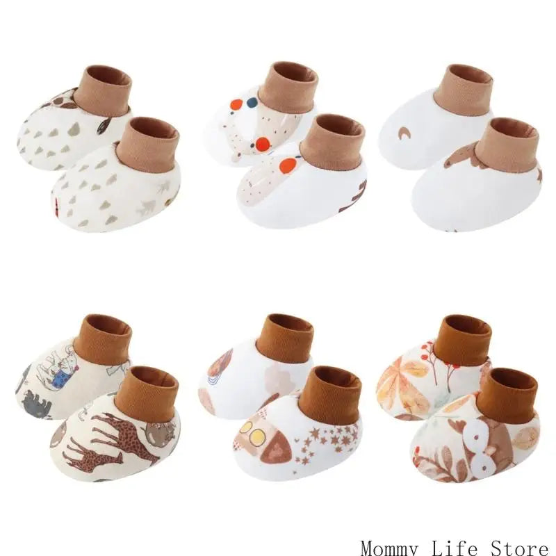 Newborns Cartoon Print Socks