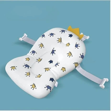Baby Bath Seat Support Mat Babies Anti-Slip Kids Body Cushion Baby Bath Tub Pad Chair Newborn Bathtub Pillow Toddler Shower Net