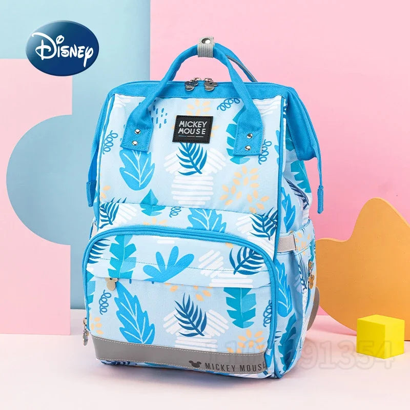 Disney Luxury Diaper Backpack – Original Cartoon Baby Bag, Large & Multifunctional
