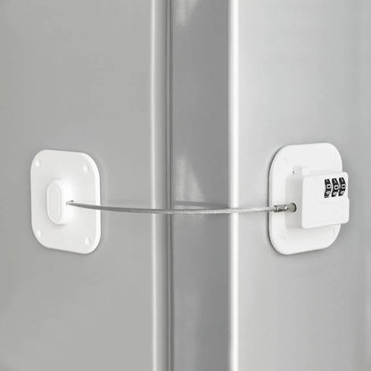 Refrigerator Lock,Combination Lock for Refrigerator Cabinets,Heavy Duty Fridge Lock,Child Safety Cabinet Locks,Easy Install