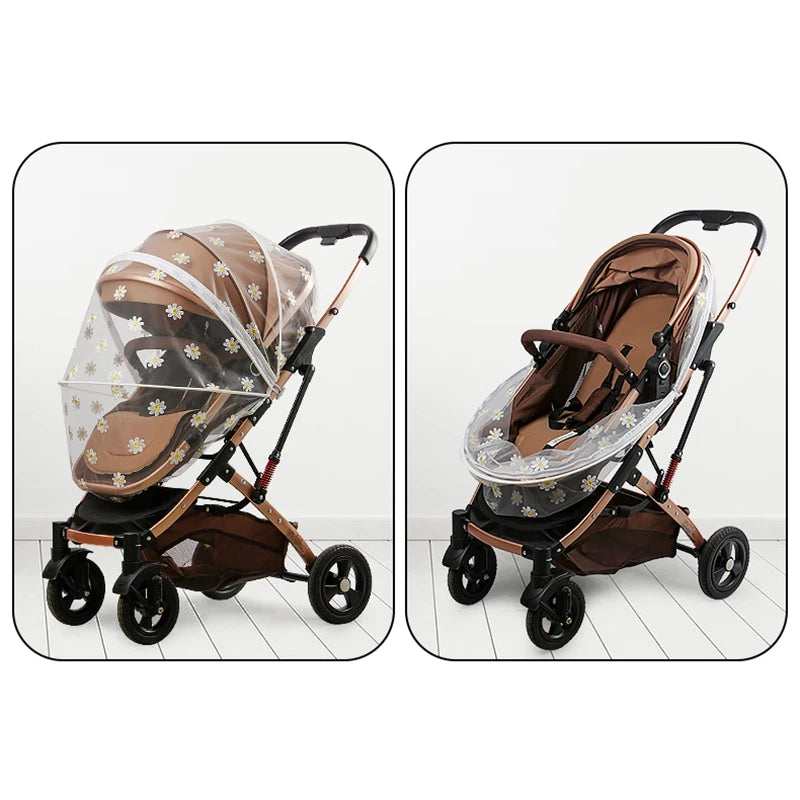 Summer Mosquito Net Baby Stroller Pushchair Mosquito Insect Net Safe Infants Protection Mesh Stroller Accessories
