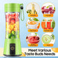 Baby Mini Wireless Electric Food Mixer 380ml Household Juice Mixer Mini Electric Juicer Usb Rechargeable Smoothie Shake Mixer