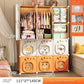 Home Bedroom Furniture Folding Wardrobe Clothes Cabinets Simple Dressers Cube Storage Locker Baby Closet Plastic Collapsible