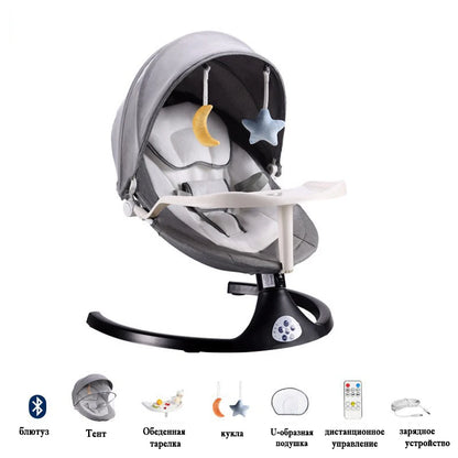Smart Baby Rocking Chair Electric Remote Control Rocking Chair Multifunctional Comfort