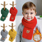 Christmas Toddler Scarf Winter Warm Baby Neck Warmer Fleece Lined Windproof Kids Unisex Scarf Cute Korean Style Festival Gift