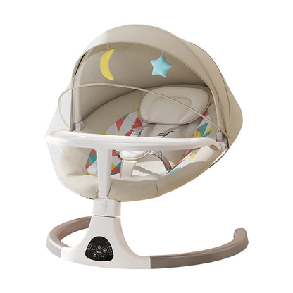 Baby Electric Rocking Chair Baby Electric Sleeping Basket Cooting Smart Rocking Chair for Children Electric Baby Swing