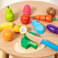 Montessori Cutting Fruit & Veg Toy Set