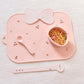 1pc Baby Feeding Plate Reusable Kids Placemats Silicone Tablemats Foldable Dinner Placemat for Toddlers Newborn