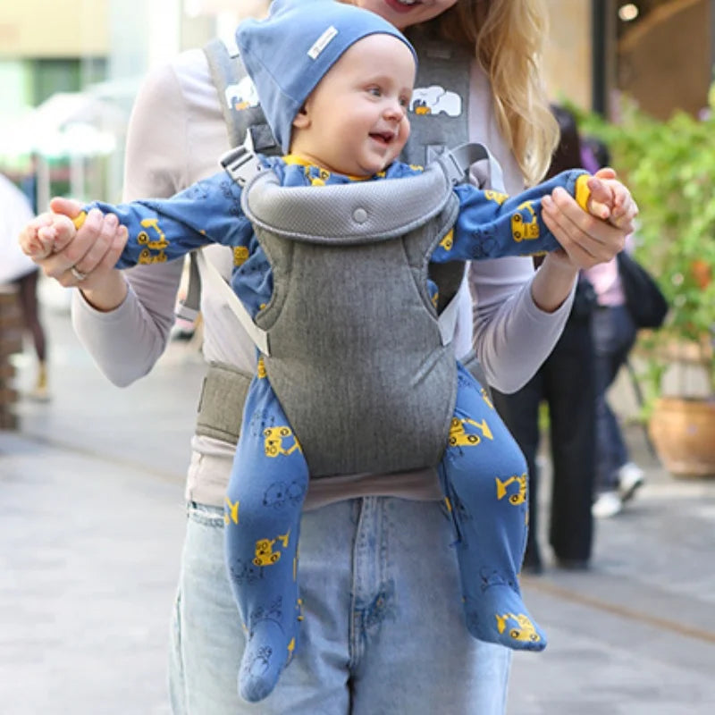 Baby Travel Shoulder Strap, 4-in-1 Seat Cushion, Convertible Back Seat, Portable Hands-Free Shoulder Strap