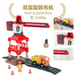 Wooden Train Track Racing Railway Street Sign Toys Bridge Tunnel Track Accessories Wood Tracks Creative Toys For Children Gift