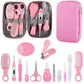 Baby Healthcare and Grooming Kit Baby Safety Set Newborn Nursery Health Care Set with Hair Brush Nail Clippers for Baby Care Kit