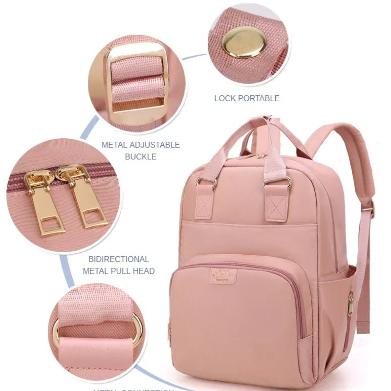 Outdoor Diaper Bag – Lightweight Oxford Backpack