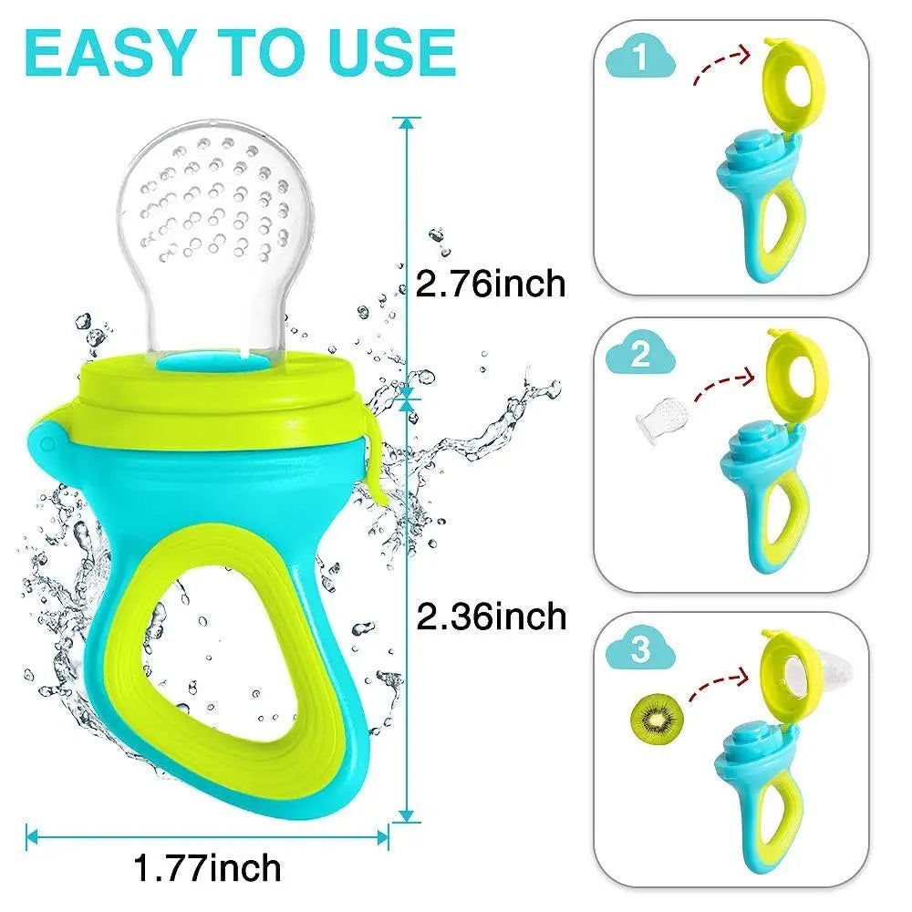 Squeeze Baby Feeder | Silicone Bottle Spoon for Easy Food Feeding