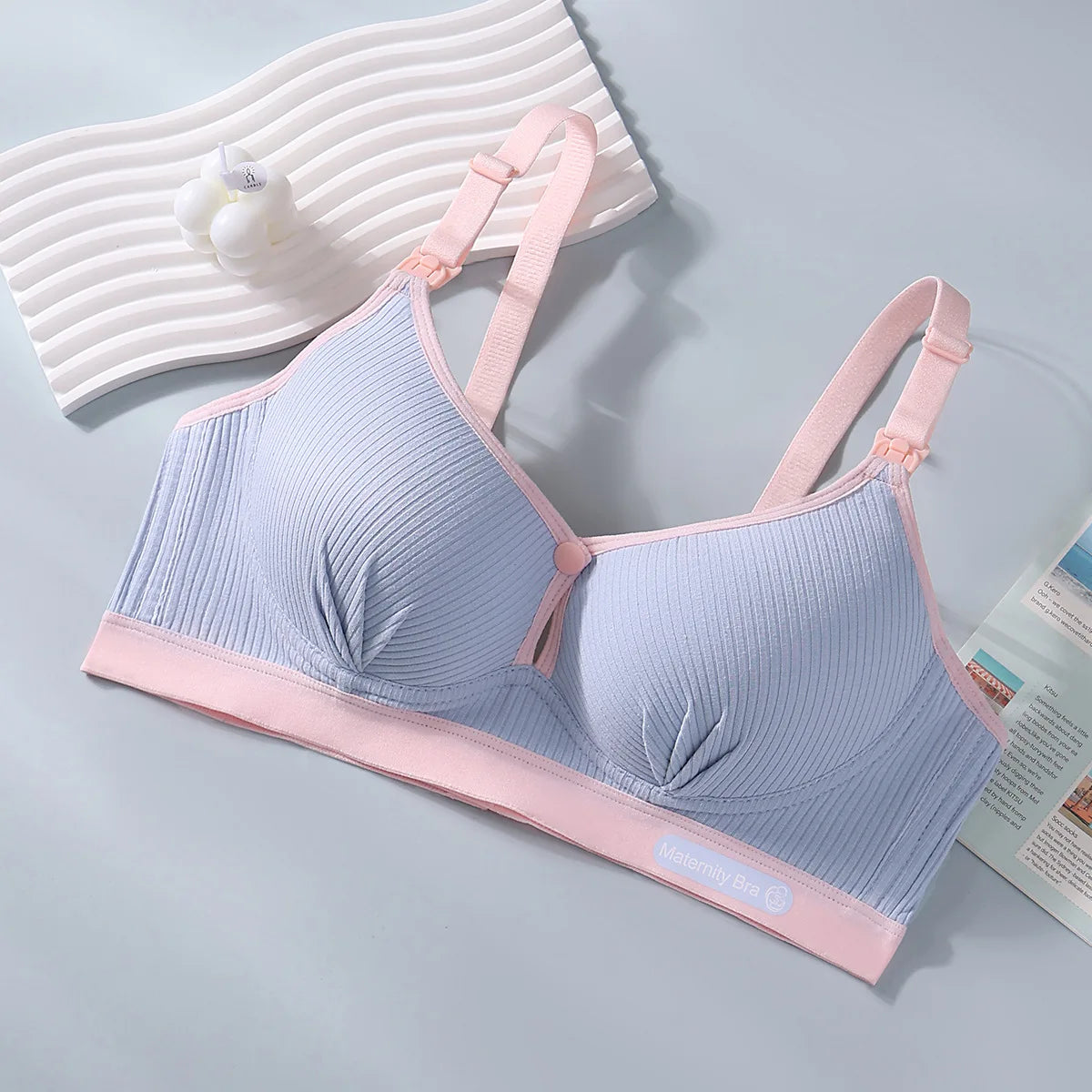 Women's Seamless  Breathable Nursing  Bra For All Seasons  Push-up  Pure Cotton  No Underwire  Maternity Sleepwear