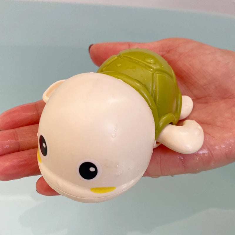 Bath Bathtub Toys for Toddlers Duck Rotatable Waterwheel Bathroom Strong Suckers Water Scoop Fun Bath Toys Kids Gifts