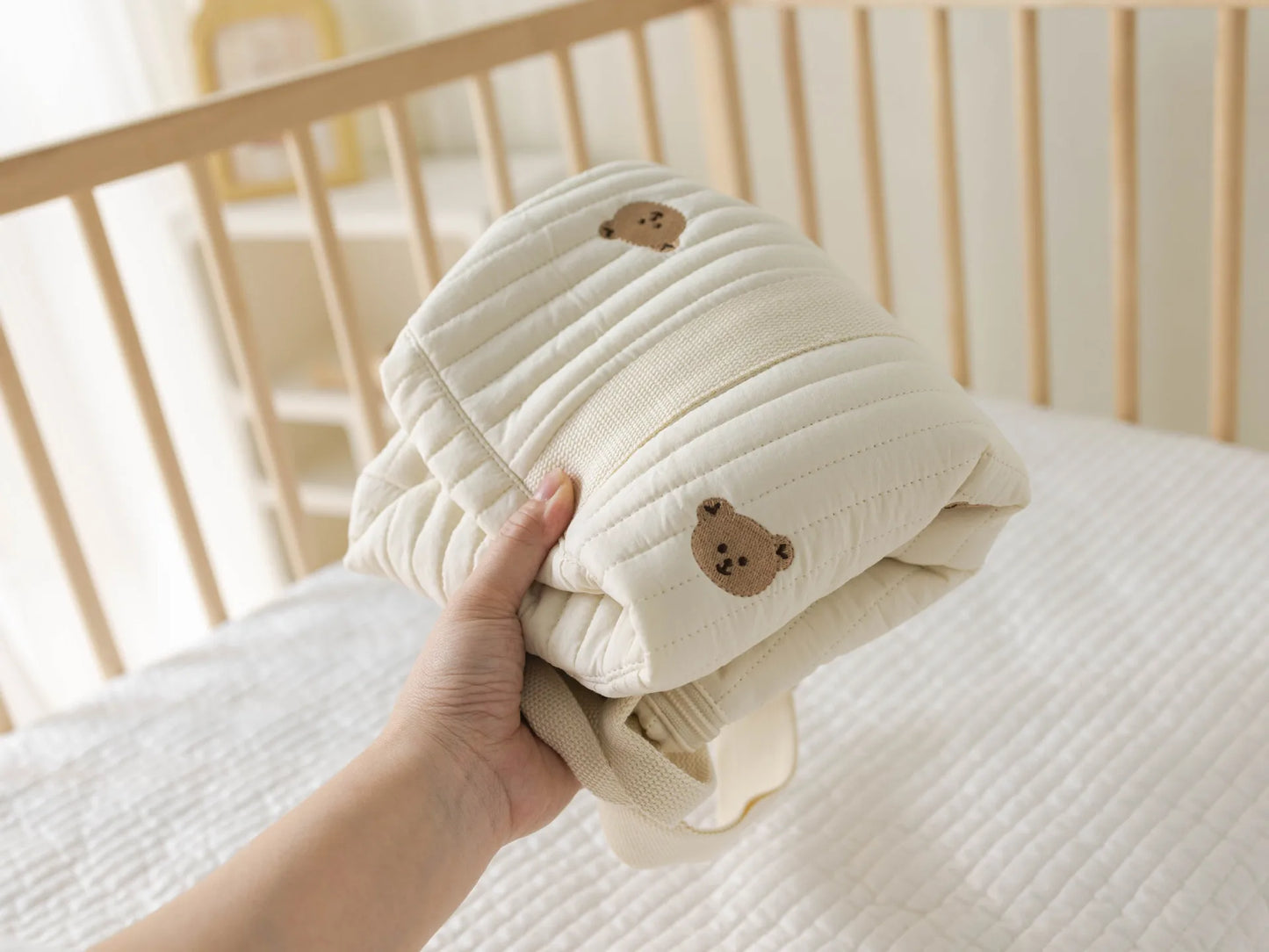 Embroidered Mommy Bag – Large-Capacity, Lightweight & Multi-Functional