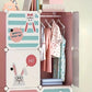 Dress Child Wardrobe Closet Baby Clothes Portable Kids Cabinet Easy Assembly Meuble Chambre Enfant Furniture for Toys Organizer