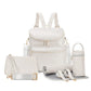 Large PU Leather Diaper Backpack