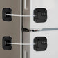 Refrigerator Lock,Combination Lock for Refrigerator Cabinets,Heavy Duty Fridge Lock,Child Safety Cabinet Locks,Easy Install