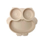 Baby Silicone Suction Plate – Cartoon Smile Face Bowl