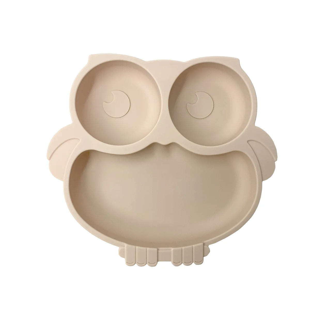 Baby Silicone Suction Plate – Cartoon Smile Face Bowl