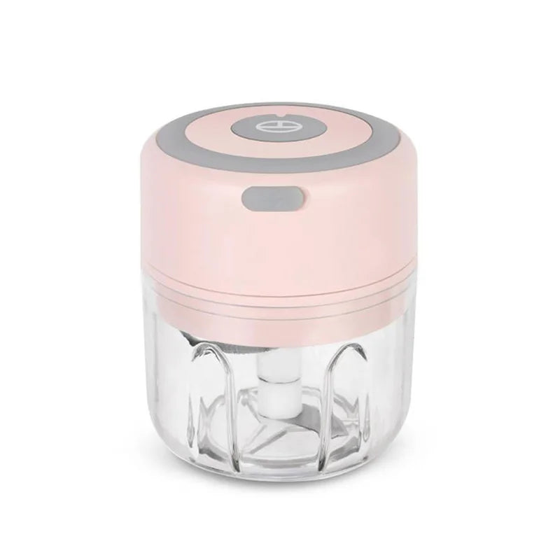 Small Size Usb Rechargeable Mini Galric Chopper Pepper Sauce Maker Small Food Processor Food Chopper
