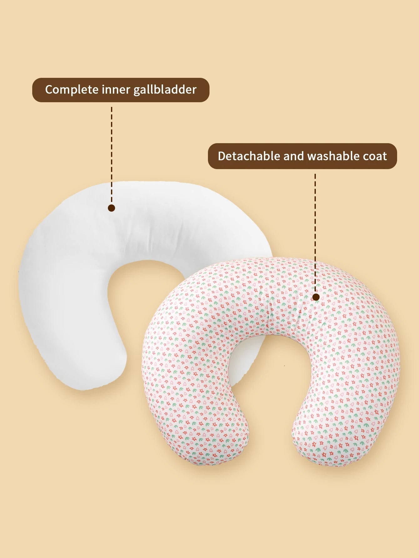 Multi-Functional Breastfeeding Pillow, Nursing Pillow, Convenient for Breastfeeding Lumbar Support Cushion