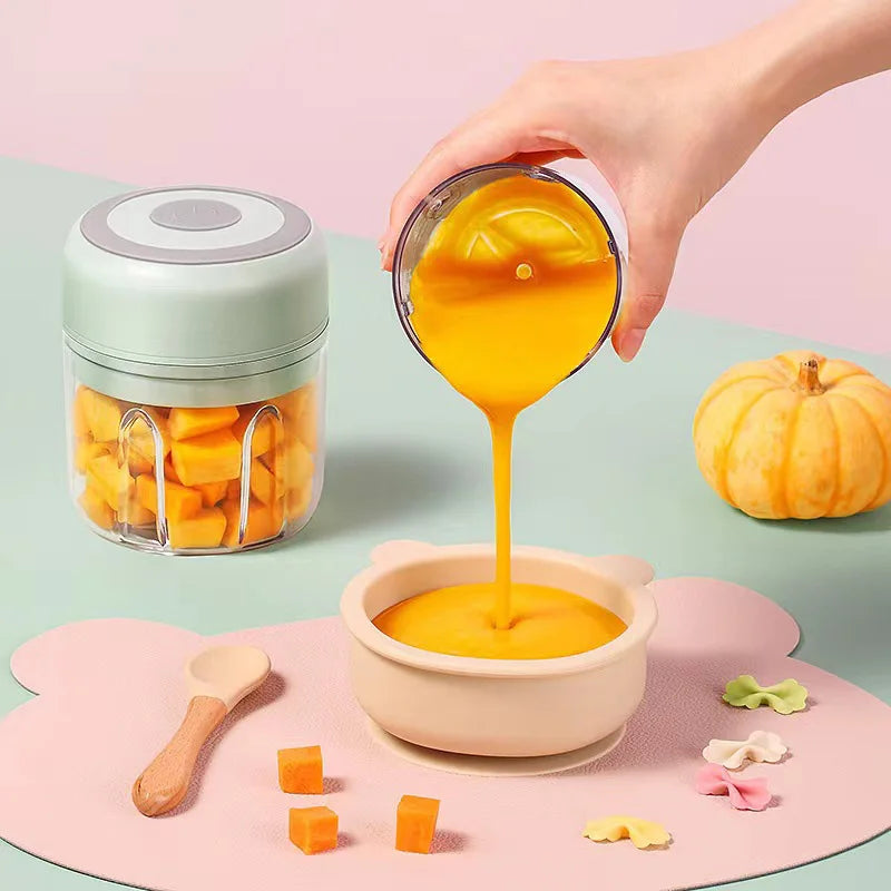 Mini Electric Mixers Kitchen Food Processor Garlic Chopper Vegetable Chili Chopper USB Home Masher Machine Kitchen Gadgets