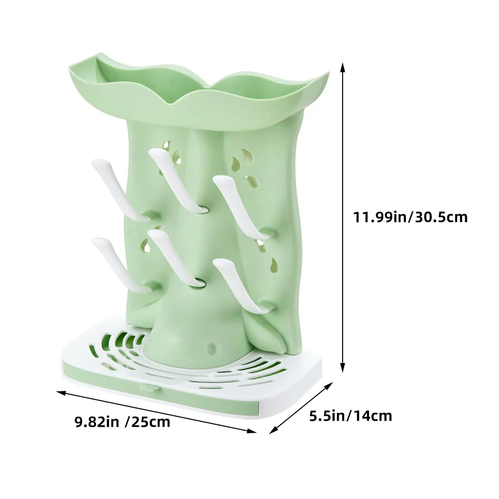 Bottle Drying Rack Baby Milk Holder Draining Station Space Saving Drying Rack For Bottles Drying Stand Drain Board Drying Shelf