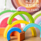 Colorful Montessori Wooden Stacking Toy