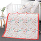6-Layer Baby Gauze Bath Towel Newborn Baby Super Soft Pure Cotton Towel Cotton Swaddle Blanket for Children's Blanket 110*110cm