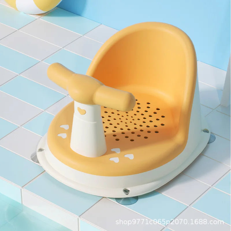 Baby Bath Seat – Adjustable Shower Stand for Young Kids