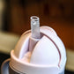 250ml Baby Drinking & Feeding Bottle – Wide Handle with Pink Straw