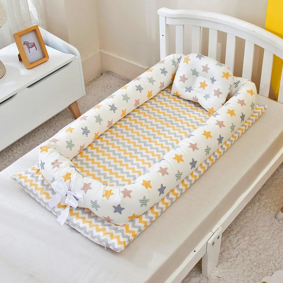 Portable Folding Baby Nest Travel Bed Crib Newborns Cots Sleep Nest Infant Cradle Bed Cuna Baby Nest Baby Dropshipping 90*50cm