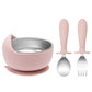 Toddler Feeding Set – 3PCS Bowl, Spoon & Fork for Weaning